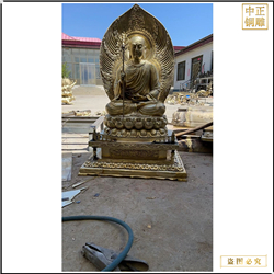 小型地藏王銅雕佛像