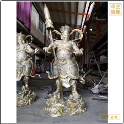 寺廟多種造型鑄銅四大天王佛像